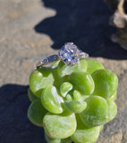 Platinum c.1920's 1.34ct European cut diamond antique engagement wedding ring