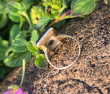 14k gold Art Deco onyx and diamond antique ring