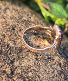14ct gold Victorian carved carnelian intaglio ring
