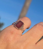14ct gold Victorian carved carnelian intaglio ring
