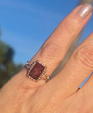 14ct gold Victorian carved carnelian intaglio ring