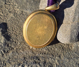 15ct Victorian coral, pearl and diamond starburst necklace LOCKET mourning pendant lavaliere