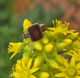10ct gold Victorian carved carnelian intaglio ring