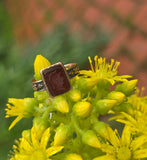 10ct gold Victorian carved carnelian intaglio ring