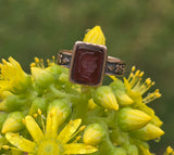10ct gold Victorian carved carnelian intaglio ring
