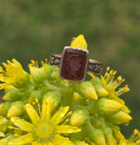 10ct gold Victorian carved carnelian intaglio ring