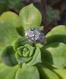 platinum c.1920's Art Deco diamond engagement ring - apx 2.04ct tw