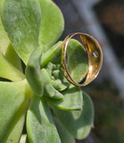 9ct gold Edwardian rose cut diamond starburst estate band