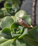 9ct gold Edwardian rose cut diamond starburst estate band