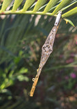 platinum & 18ct gold two tone antique diamond bracelet