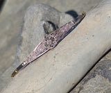 platinum & 18ct gold two tone antique diamond bracelet