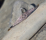 platinum & 18ct gold two tone antique diamond bracelet