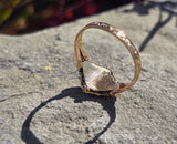 15ct gold Victorian ruby, pearl and old cut diamond ring band