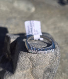 Platinum 7 diamond estate wedding band