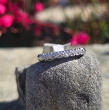 Platinum 7 diamond estate wedding band