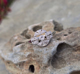 18ct gold c.1920's Art Deco diamond engagement ring