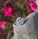 18ct gold c.1920's Art Deco diamond engagement ring