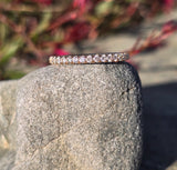 14k gold 1.8mm diamond eternity estate stackable band - size 6.25