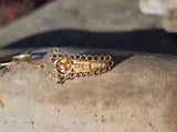 14k gold eatly Victorian pearl filigree antique estate earrings