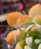 Platinum 13 diamond estate wedding band