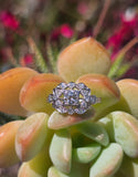 Platinum c.1920's Art Deco European diamond vintage "bow" ring