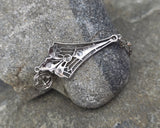platinumArt Deco c.1920's diamond antique necklace pendant