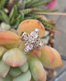 14-10k gold old mine cut diamond antique ring
