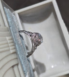 platinum c.1902's European cut diamond filigree estate vintage antique ring