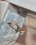 18k gold 1.01ct diamond solitaire ring - GIA certified