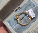 18k gold 1.01ct diamond solitaire ring - GIA certified