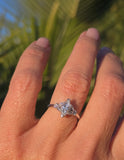platinum vintage marquise diamond engagement ring
