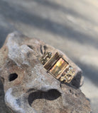 14ct gold Victorian poison locket antique ring HOLD