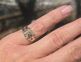 14ct gold Victorian poison locket antique ring HOLD
