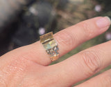 14ct gold Victorian poison locket antique ring HOLD