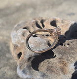 14ct gold Victorian opal & diamond antique ring
