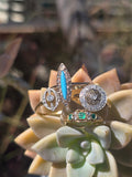 platinum and 18ct gold two tone diamond Art Deco filigree antique c.1920's ring