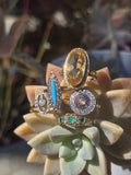 platinum and 18ct gold two tone diamond Art Deco filigree antique c.1920's ring