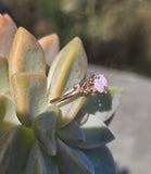 10ct gold Victorian opal & diamond antique ring