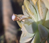 10ct gold Victorian opal & diamond antique ring