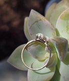 10ct gold Victorian opal & pearl antique ring