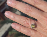 platinum cabochon cat's eye chrysoberyl solitaire estate ring