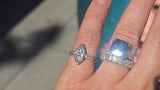 platinum vintage marquise diamond engagement ring
