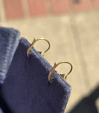 platinum and 18ct gold two-tone Art Deco diamond and sapphire target earrings dangle drops