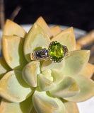 10k gold Victorian peridot antique ring HOLD