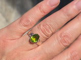 10k gold Victorian peridot antique ring HOLD