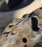 Platinum diamond channel vintage estate band