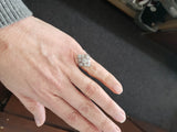 Platinum Art Deco Filigree c.20s ring
