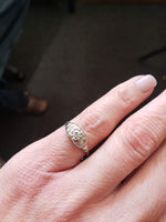 18k white gold Deco c.30s diamond ring
