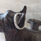 Platinum Art Deo c.1920s Diamond Eternity band SIZE 6.5