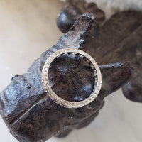 Platinum Art Deo c.1920s Diamond Eternity band SIZE 6.5